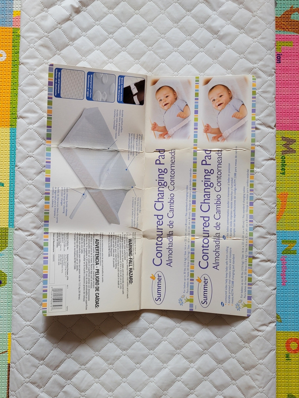 Summer Infant Contoured Changing Pad White